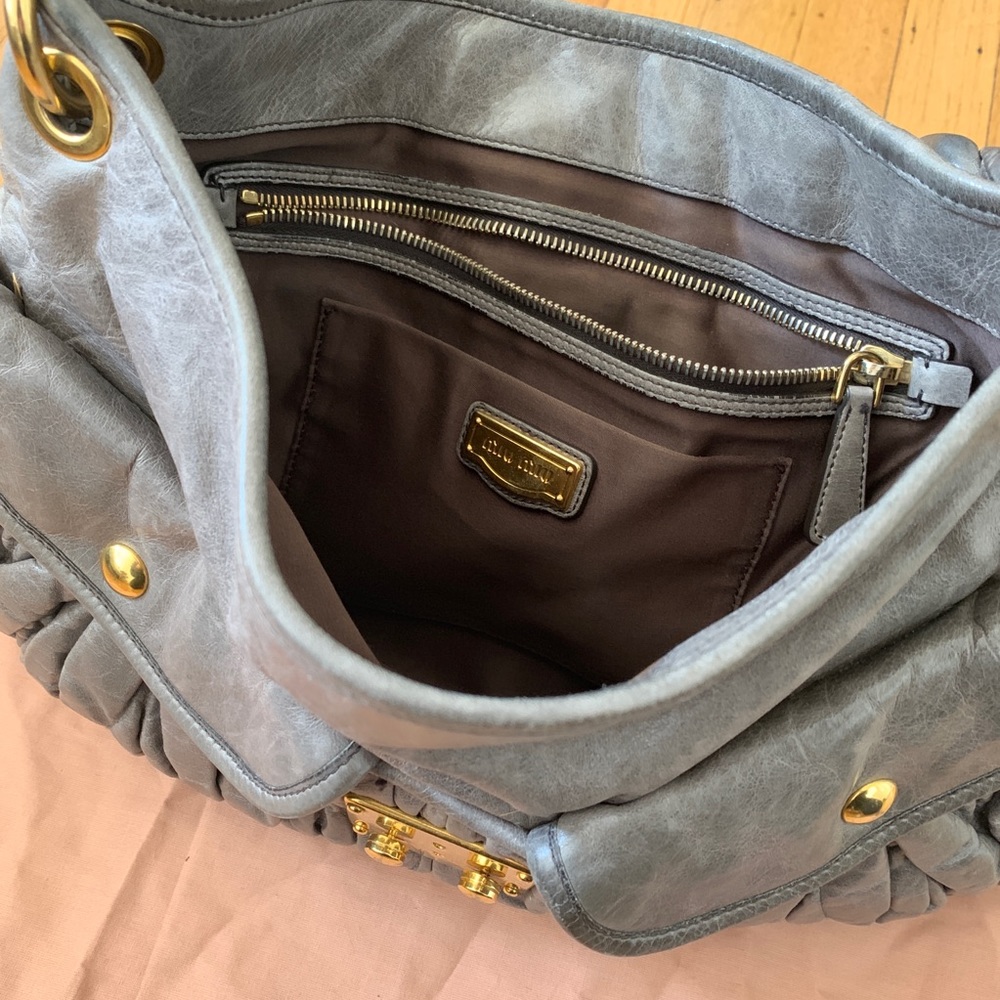 Miu Miu Leather Coffer Bag - Picture 7 of 7